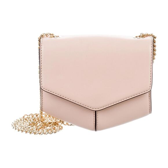 Sandro Lou Crossbody Bag in Blush Leather Pink - Picture 2 of 7